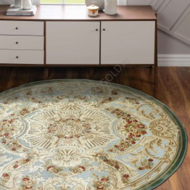 Ковер бельгийский Genova 38388 - 525251 круглый