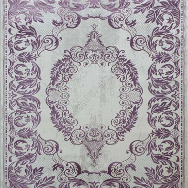 Ковер турецкий 36567A Amatis Lux (Акрил, фиолетовый, серый)