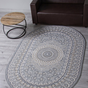 Ковер F399 - BLUE - Овал - коллекция CUBA