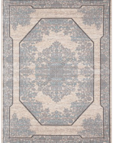 Ковер турецкий 36972X Avon (Полиэстер хит-сет, голубой)