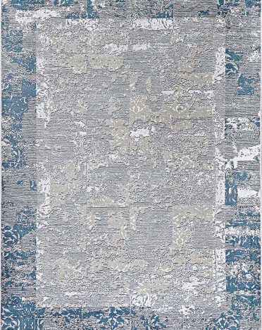 Ковер турецкий 1901 Otantik (Полиэстер, голубой)