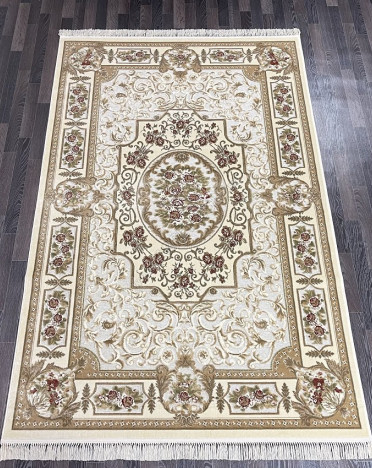 Ковер бельгийский 5134498440 KUNDUZ (Вискоза, кремовый)