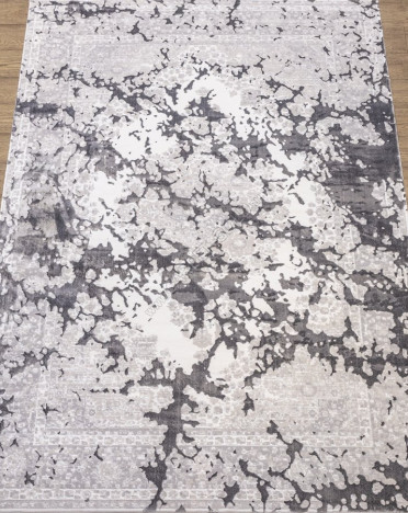 Ковер турецкий KB04B Prado (Полиэстер, серый)