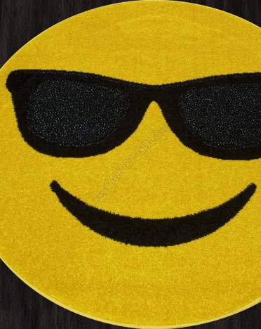 Российский ковер Меринос SMILE NC15 (Полипропилен, Желтый)