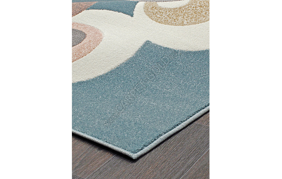 Детский ковер в комнату для девочек SOFIT C051 - LIGHT BLUE