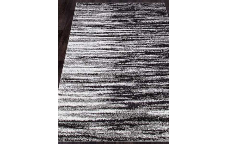 Пушистый серый ковер t623 - GRAY коллекция PLATINUM