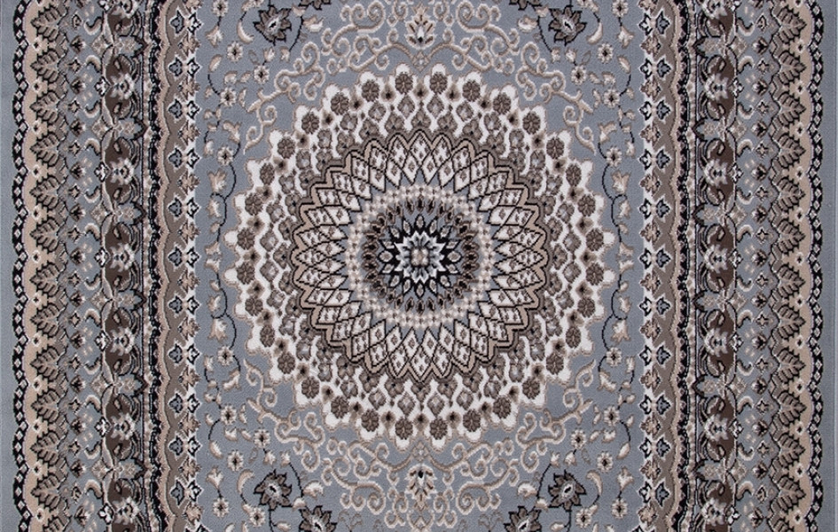 Ковер D504 - BLUE-BROWN 2 - Прямоугольник - коллекция SIERRA