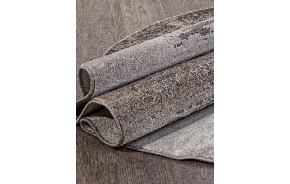 Ковер 3312 - GRAY-BEIGE - Овал - коллекция GRAFF