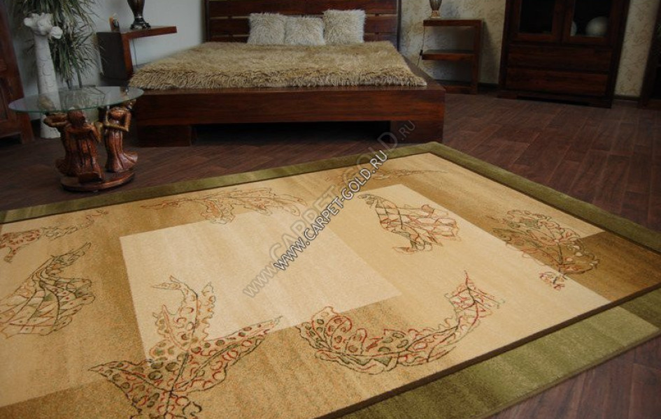 Польский шерстяной ковер ISFAHAN Adara Olive