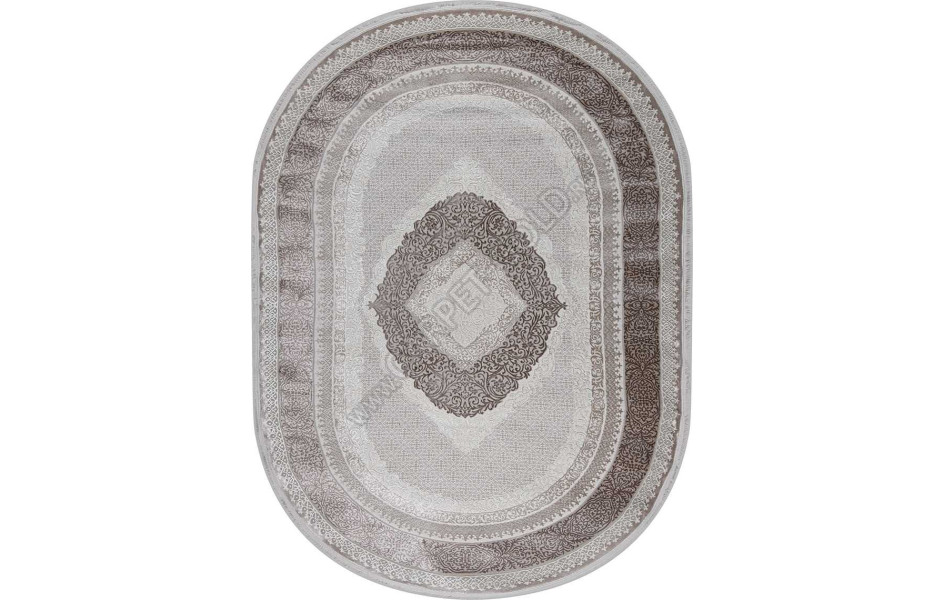 36842A OVAL L.BEIGE / L.BEIGE Amber