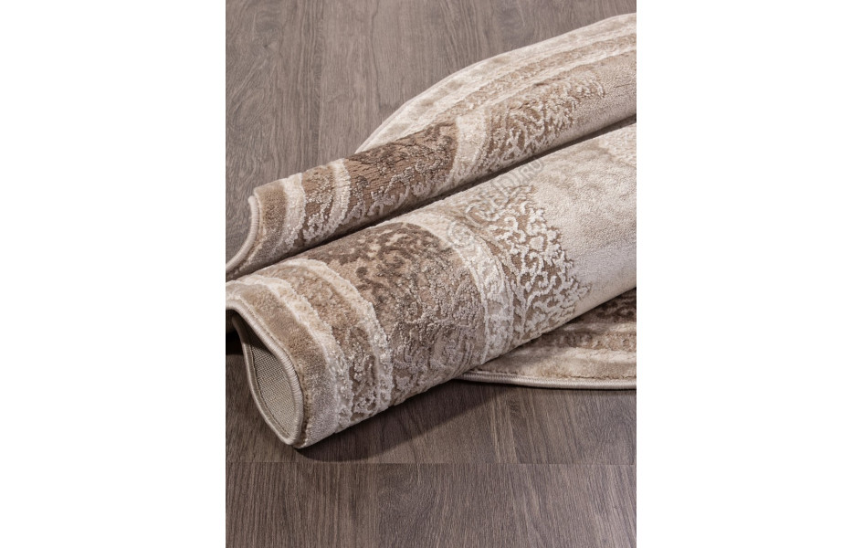 Ковер 04037A - BROWN / BROWN - Круг - коллекция ARMINA