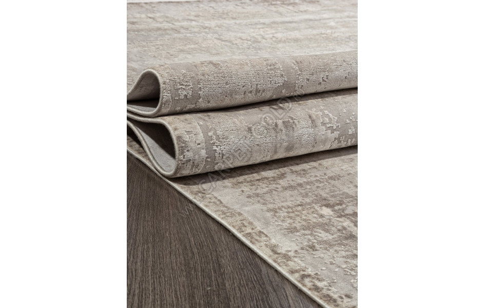 Ковер A156AS - GREY / L.BEIGE - Прямоугольник - коллекция EMPEROS OLIMPOS