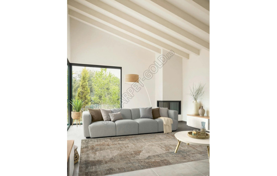 Ковер F428AB - BEIGE / PUDRA - Прямоугольник - коллекция AFINA