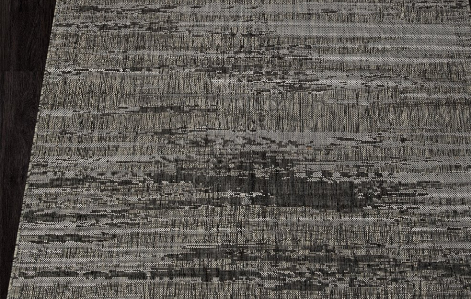 Ковер S143 - BLACK-GRAY - Прямоугольник - коллекция KAIR