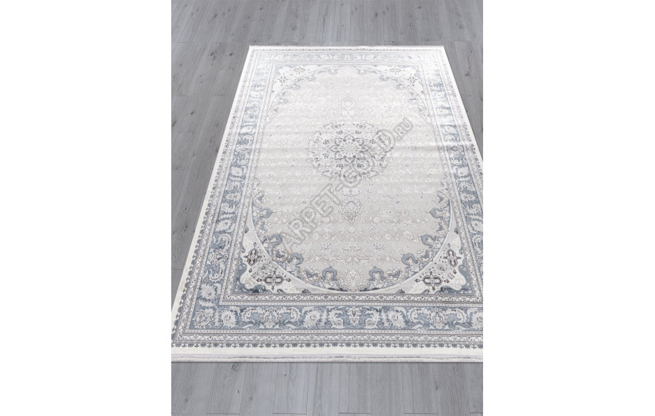Ковер 00268 - GREY / BLUE - Прямоугольник - коллекция DUBAI
