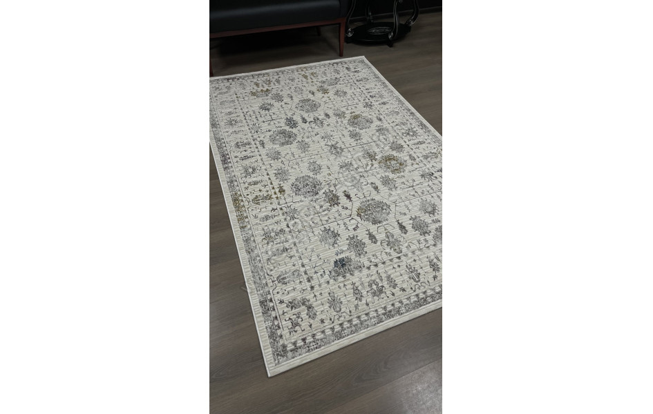 Ковер 9308C - S.WHITE / P.CREAM - Прямоугольник - коллекция LILY