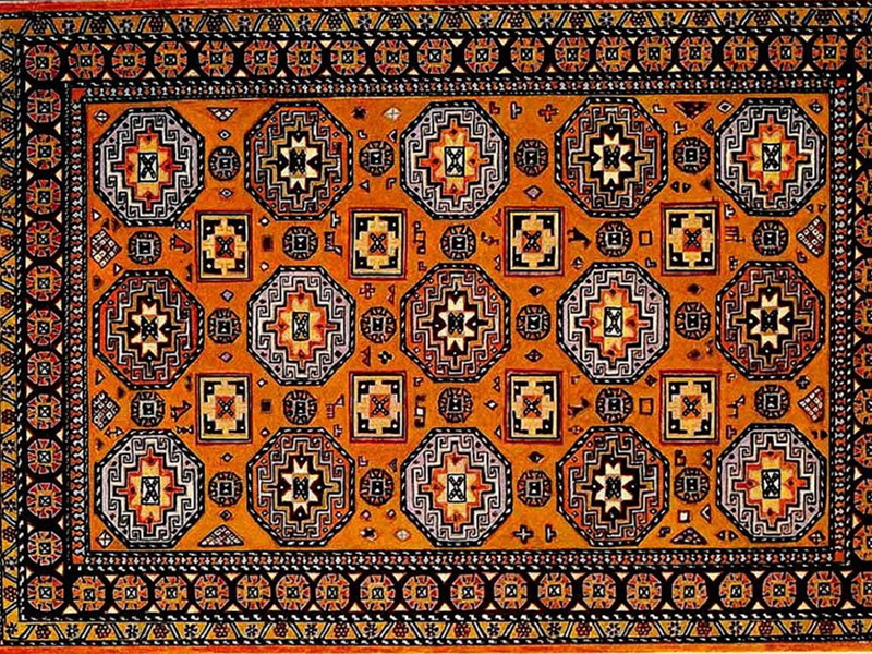 Расположение узора Хешти